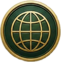 Icône de globe pour le projet Agora des Mots