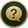 Icône de question pour les questions fréquentes